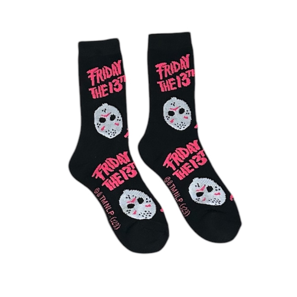 Graphic Crew Socks (Friday the 13th)